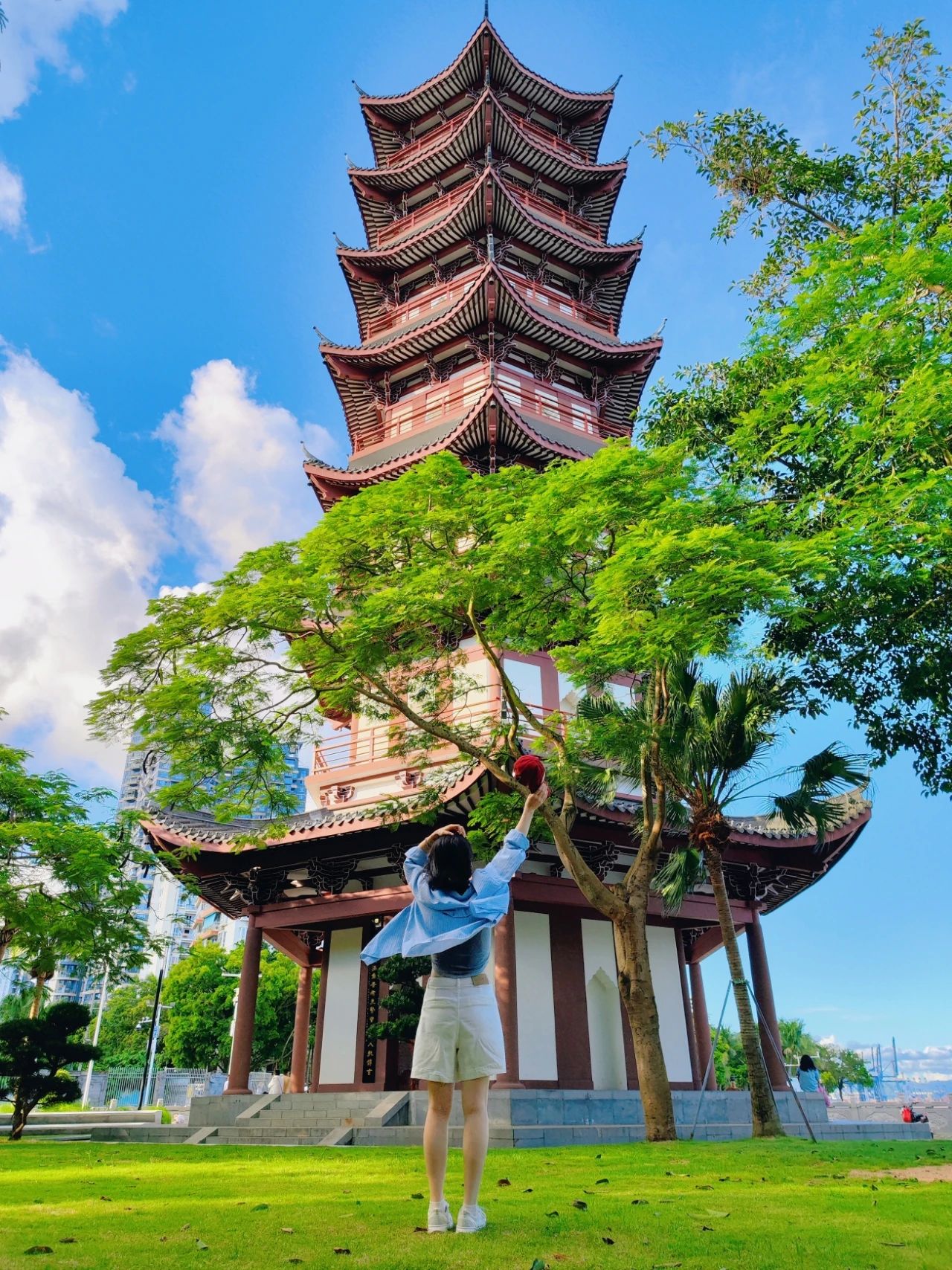 In Shenzhen!!! Guta Park by the sea, beautiful as an anime scene