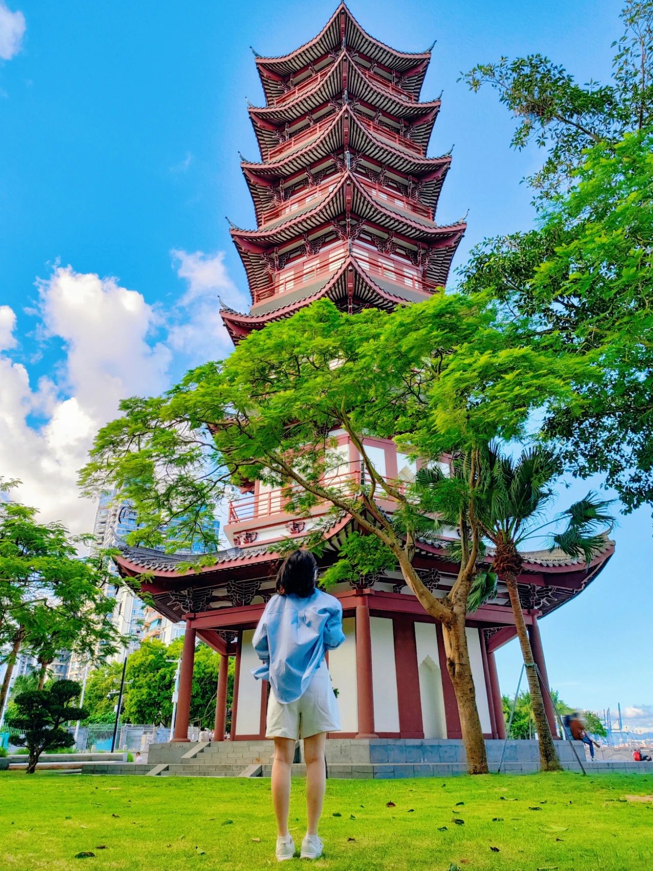 In Shenzhen!!! Guta Park by the sea, beautiful as an anime scene