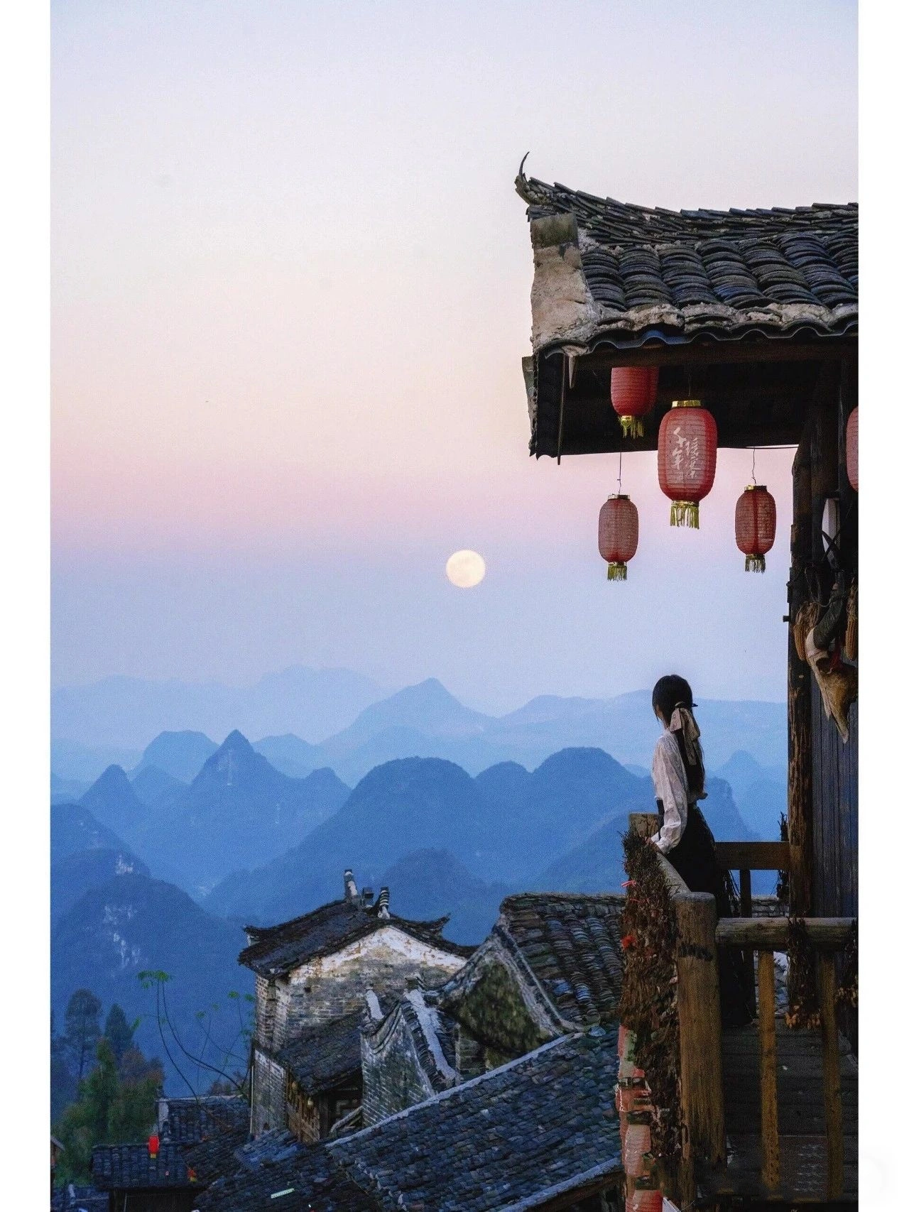 The thousand year old village in Wanfeng Forest is perfect