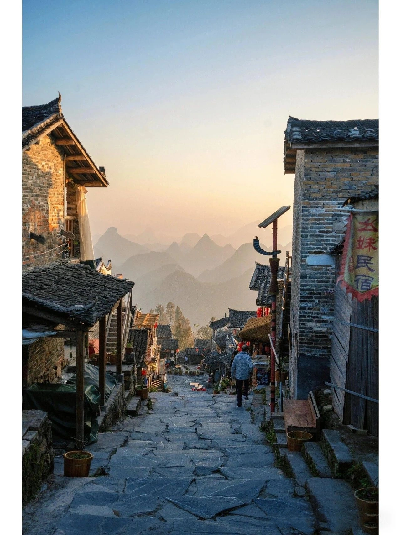 The thousand year old village in Wanfeng Forest is perfect