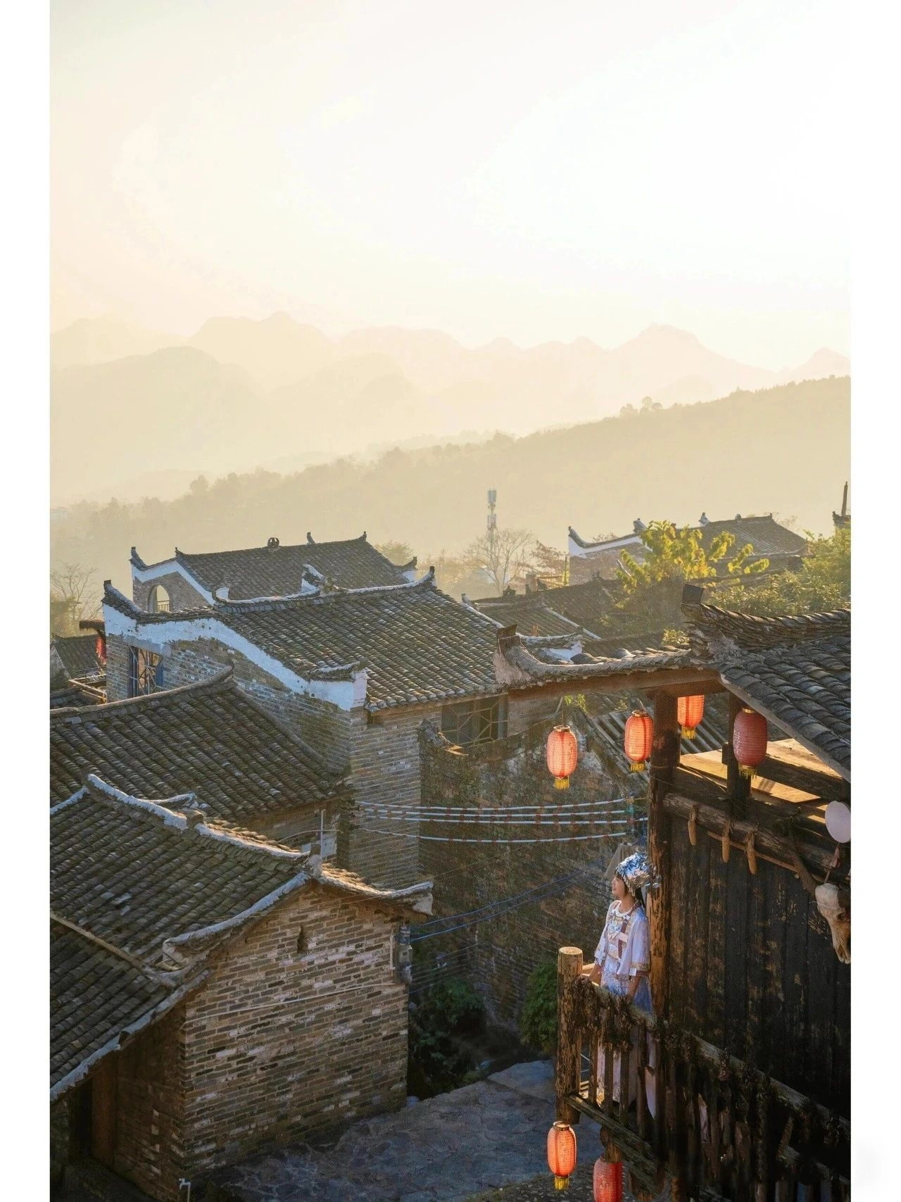 The thousand year old village in Wanfeng Forest is perfect