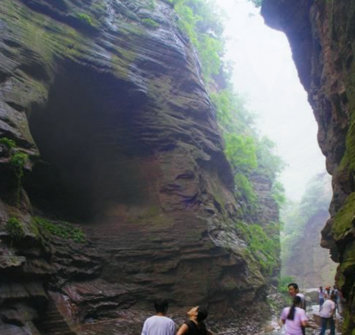 Longtan Grand Canyon, China's only bankrupt 5A scenic spot