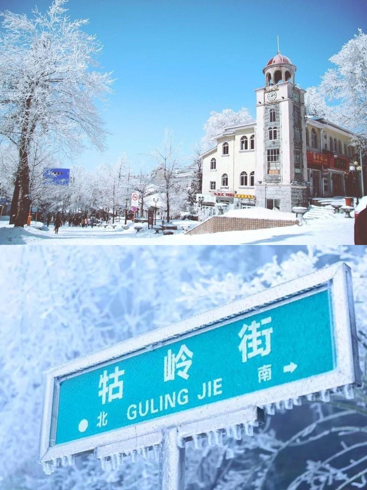 Lushan freezing fog and snow