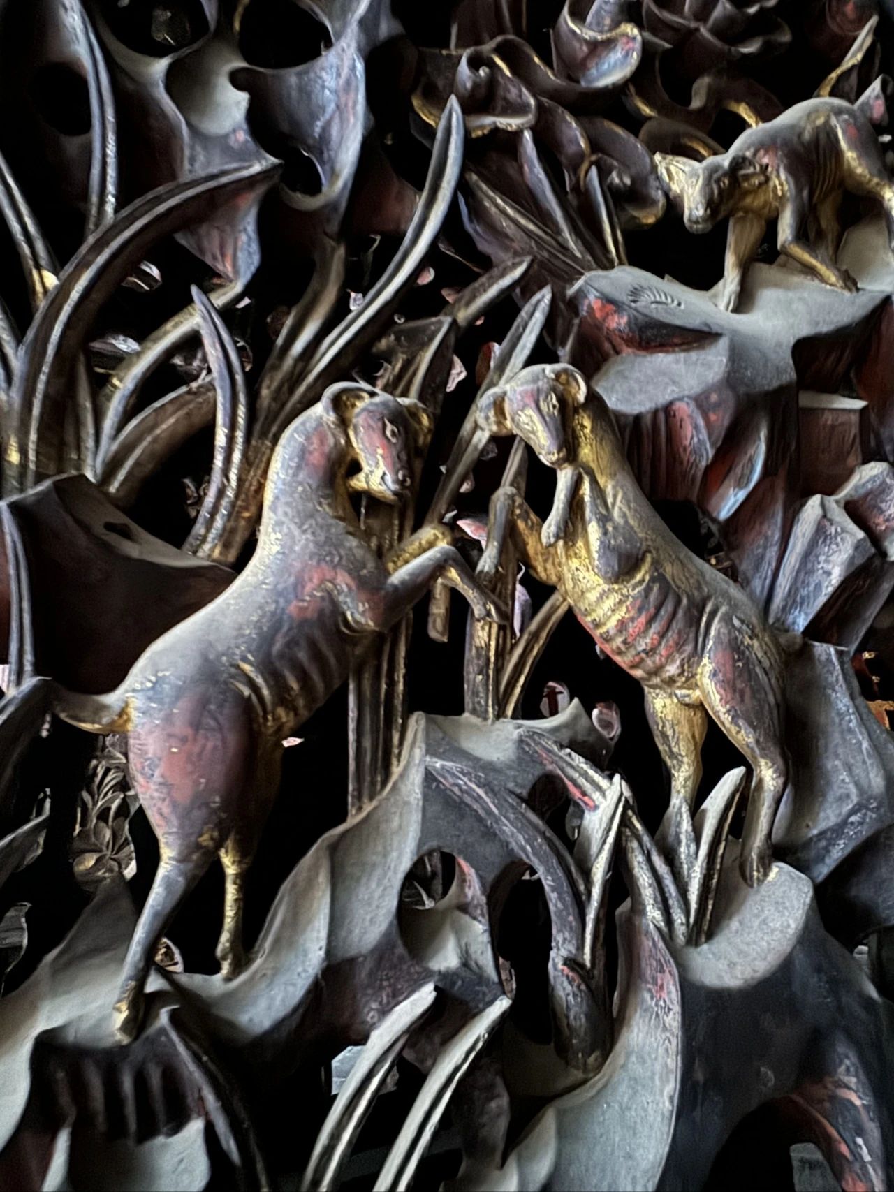  Jianshui Literature Temple's twenty-two wooden screen doors