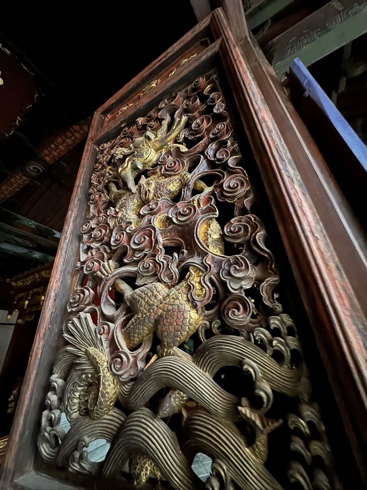  Jianshui Literature Temple's twenty-two wooden screen doors