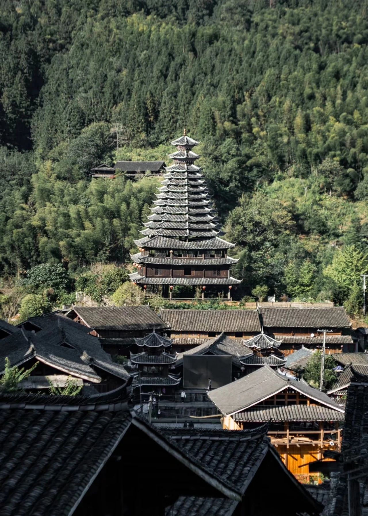 Quiet and peaceful Dishang Miao Village