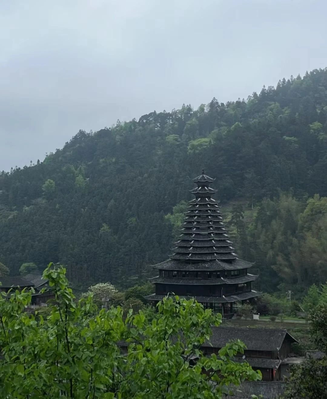 Quiet and peaceful Dishang Miao Village