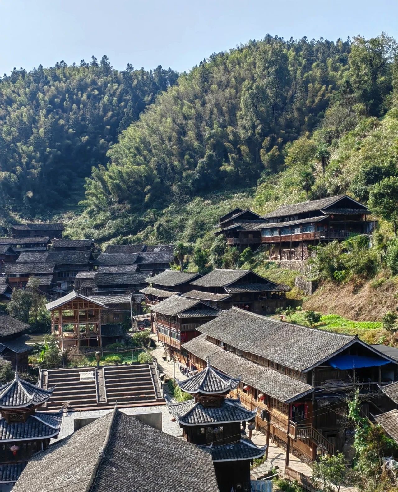 Quiet and peaceful Dishang Miao Village