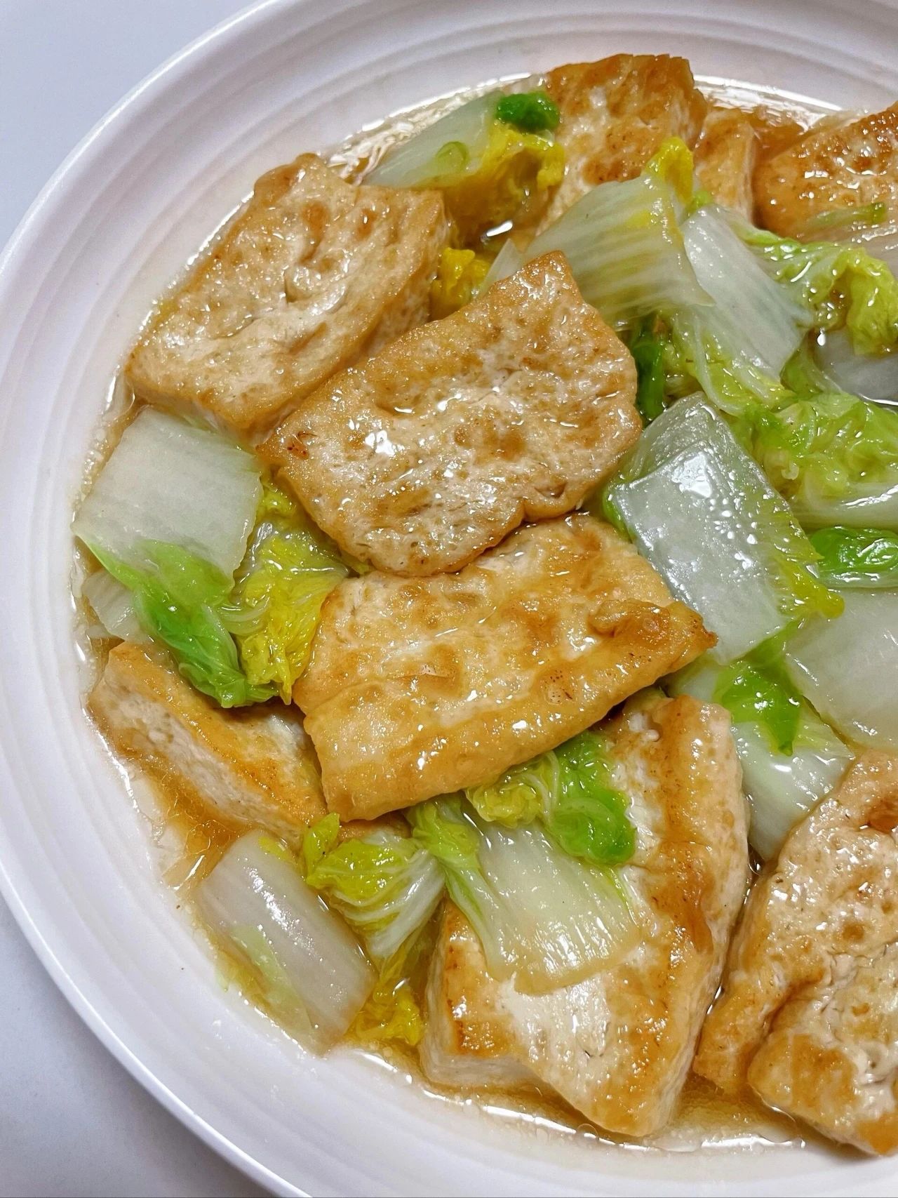 cabbage and tofu