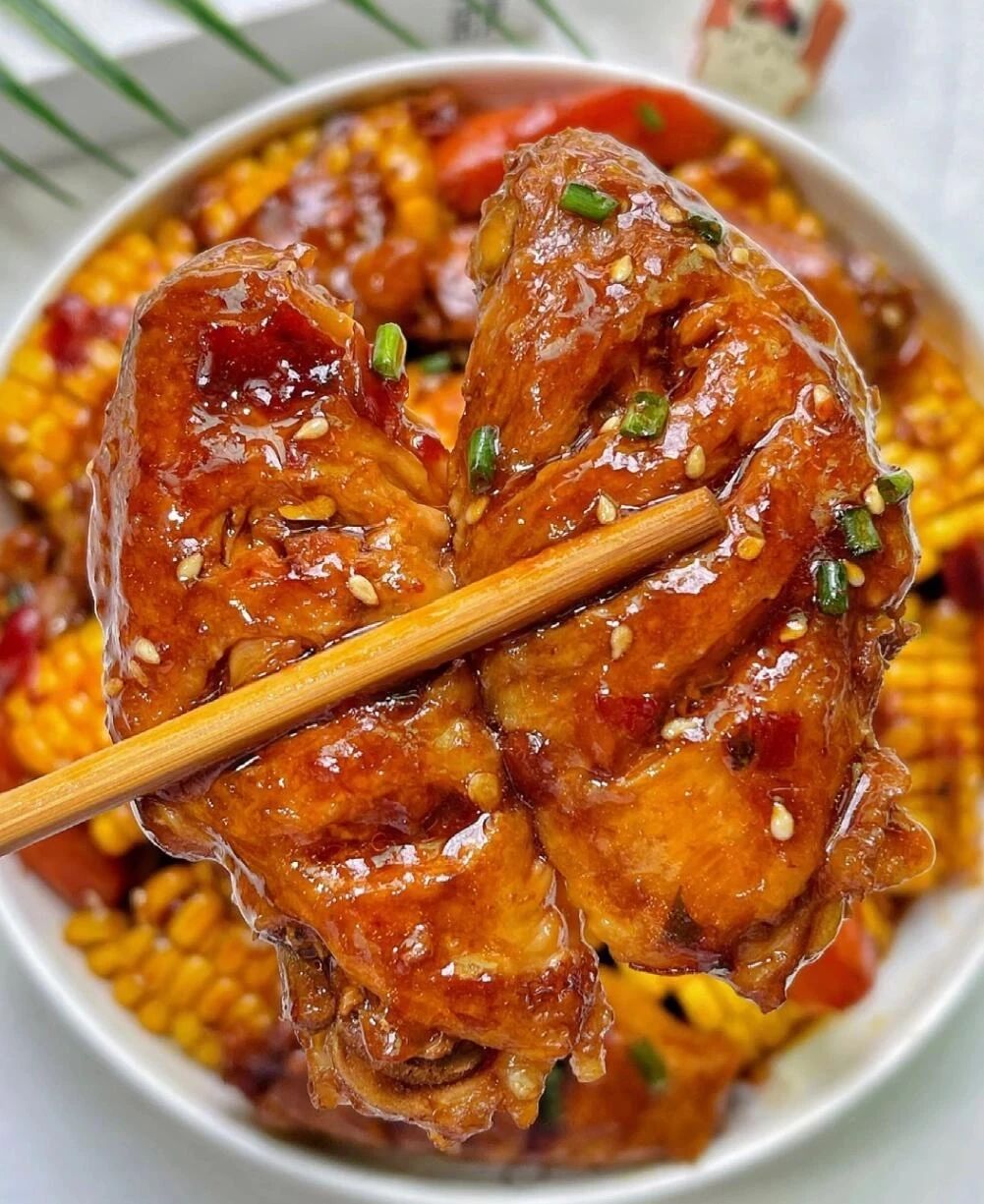 corn and chicken wing casserole