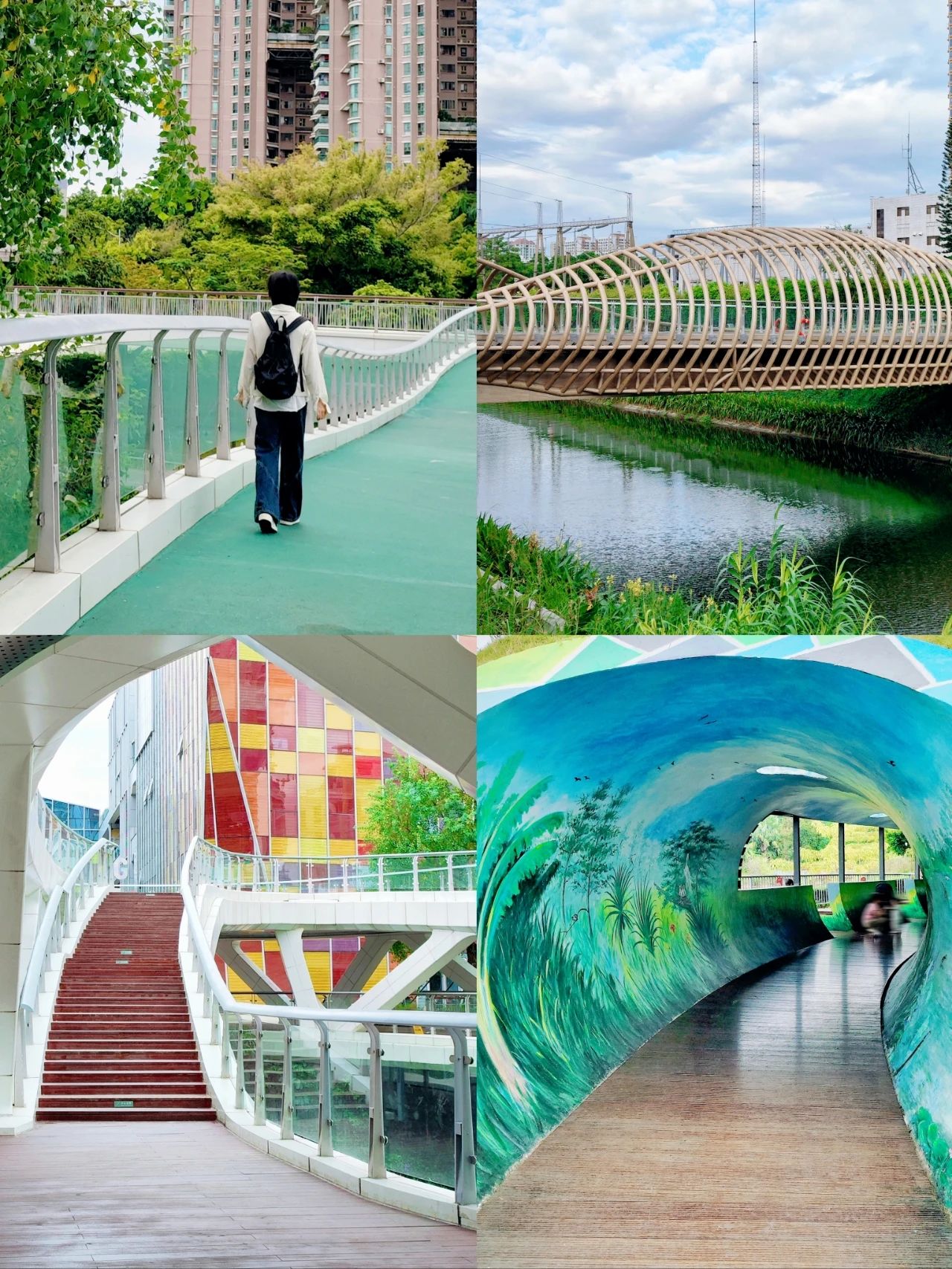 In Shenzhen Futian ❗ stunning air corridor bridge, only 1% of people have been there.