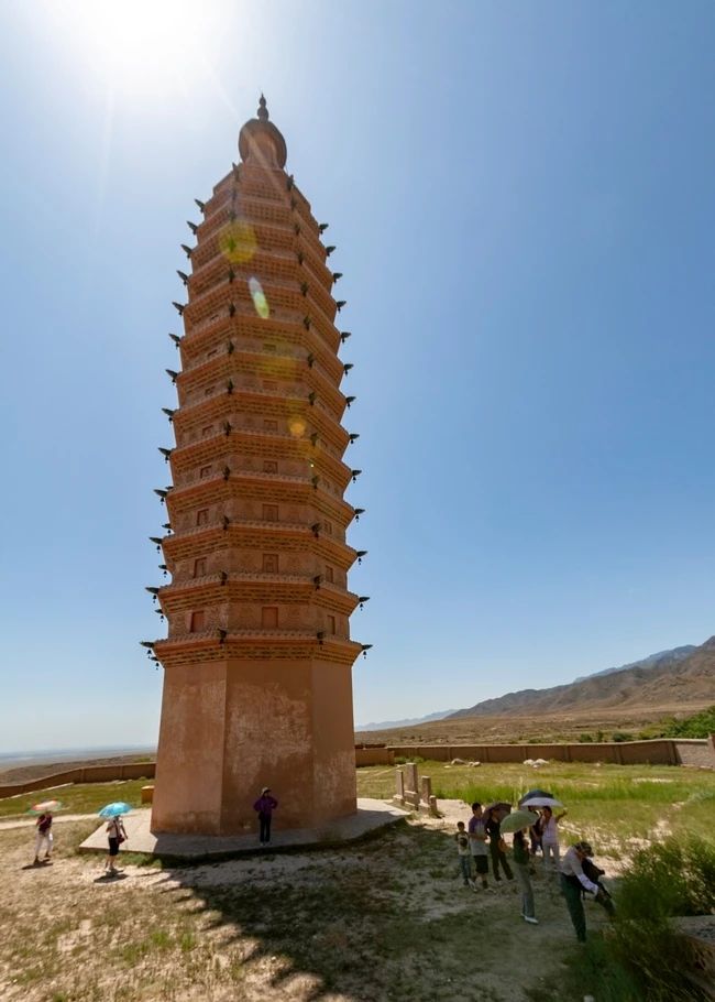 The Most Dense Eaves Brick Pagoda in Ningxia